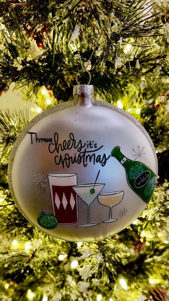 Cheers! Have a Christmas drink!